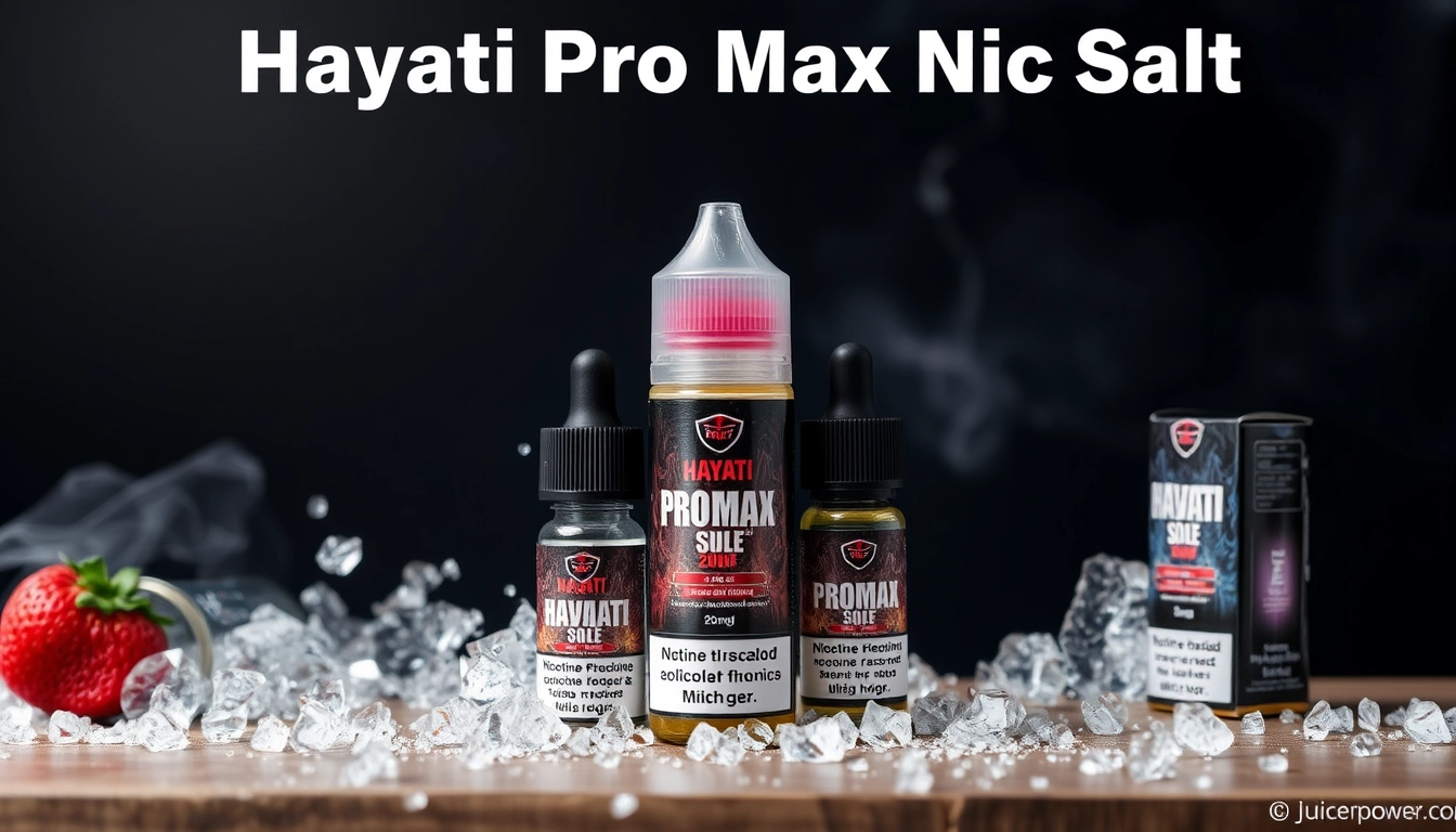 Discover the Impressive World of Hayati Pro Max Nic Salt: A Flavorful Journey for Vapers